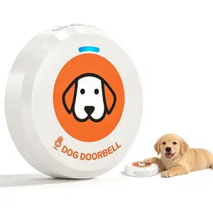 Recordable  Doorbell -  Your  with Your Own Voice, Puppy Potty  Bell for Dogs to Go Outside, 5 Adjustable Volume  Button with Potty & Outside Sounds