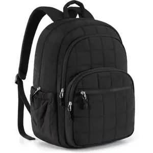 Lightweight College LaptopBackpack with Two Exterior Pockets, QuiltedSmall Backpack Purse, Bookbag for WorkCollege tiktokshopmemorialday