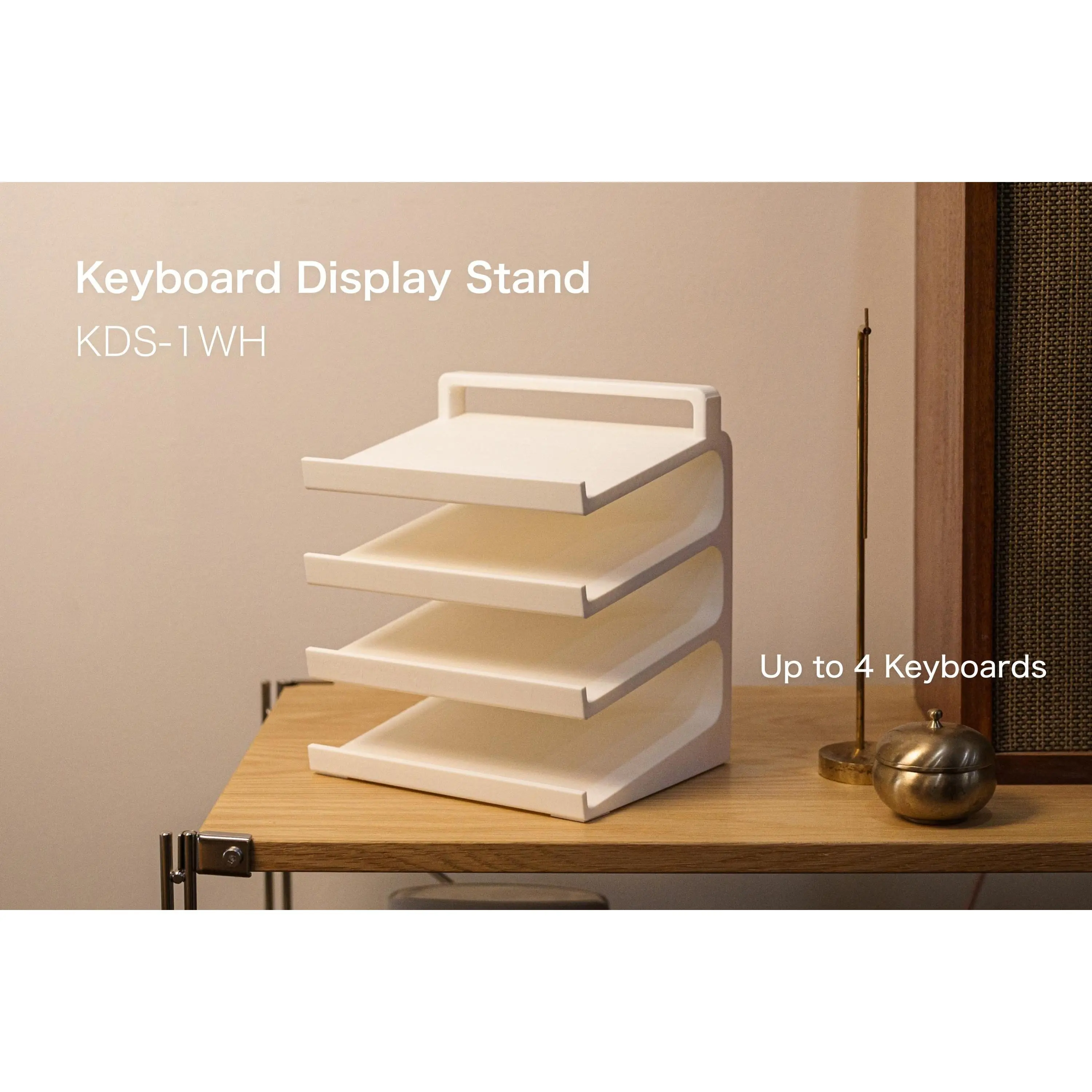 KDS-1WH: Keyboard Stand 4 Tier (with Handle)