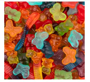 Gummy Candy Mix | 2 Pound Variety Pack | Gummy Worms, Bears, Butterflies, 3D Bears, 3D Dinosaurs | Assorted Fruit Flavors for Party Favors, Goody Bags, and Kids' Events