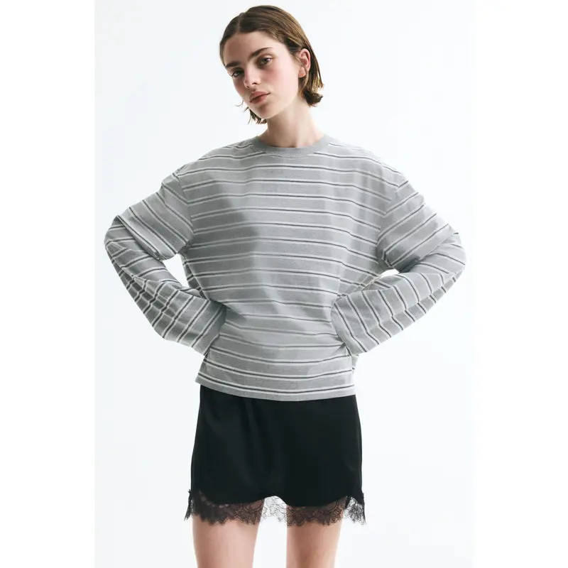 H&M Long-sleeved cotton top