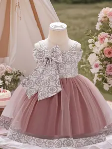 Baby Girl Dress Birthday Party Dress Cute Dress Sweet Dress Baby Elegant Dress Embroidery Dress Birthday Gifts Suitable For Baby Children's Birthday Party