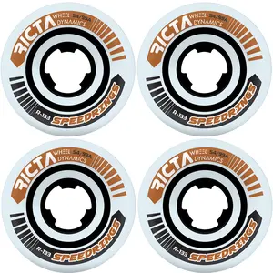 Ricta Wheels 54mm Speedrings Wide 99A White/Bronze