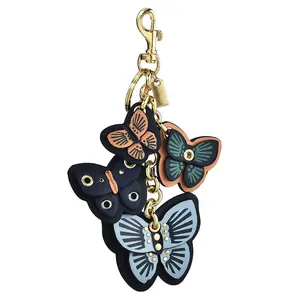Fashion Camellia & Butterfly Keychain Kawaii, Long Flower Chain Accessory for Armpit Bags