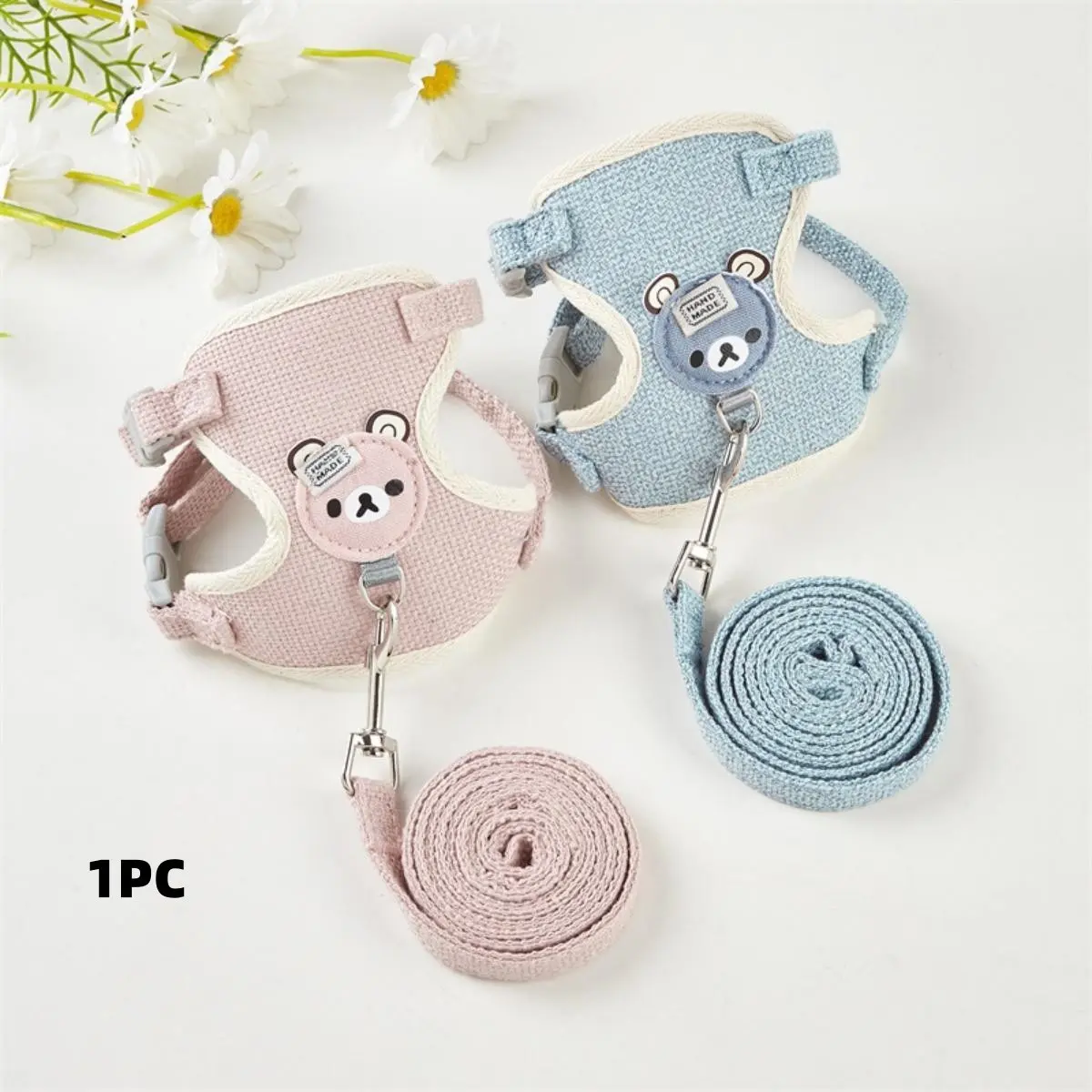 Adjustable Dog Harness And Leash Set, Soft, Comfortable Pet Walking Harness & Leash Set, Pet Supplies for Small Dogs, Dog & Cat Accessories