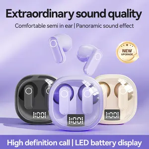 Chenruida M167 Bluetooth earphones, in ear design, ultra long-lasting battery life, digital display screen with clear battery life, active noise reduction function, suitable for daily travel and sports wear