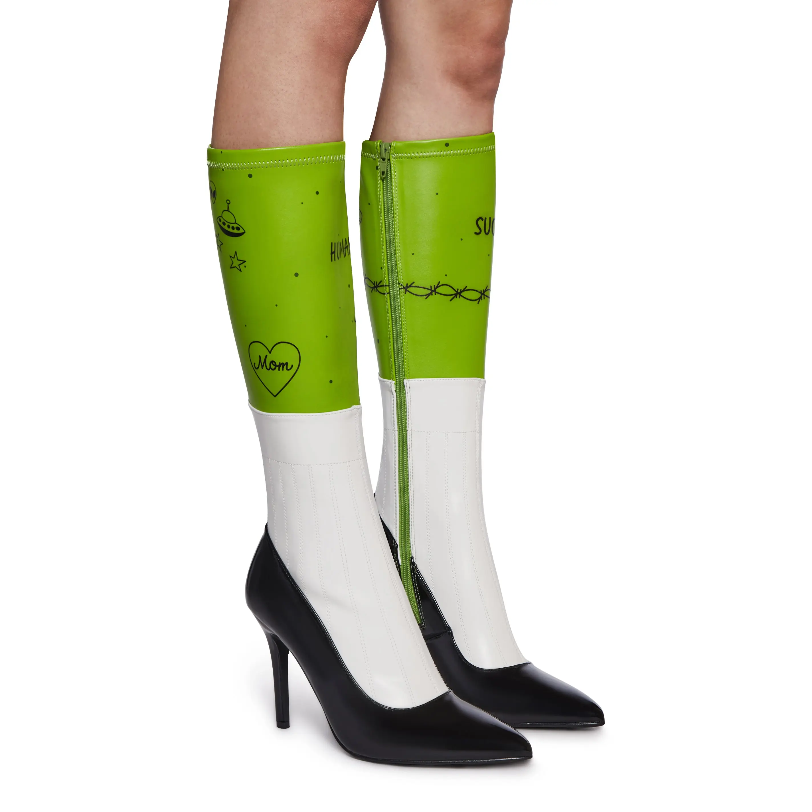 Cosmic Being Heeled Boots