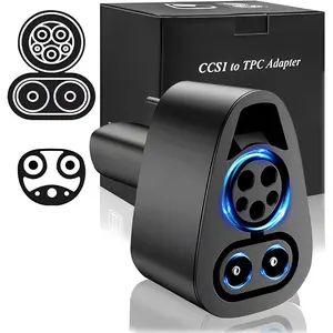 Tesla CCS1 Adapter, Fast and Efficient Charging Adapter for Tesla Model 3 Y S X, Portable CCS1 Adapter for Tesla High Efficiency Charger Car Battery Charger