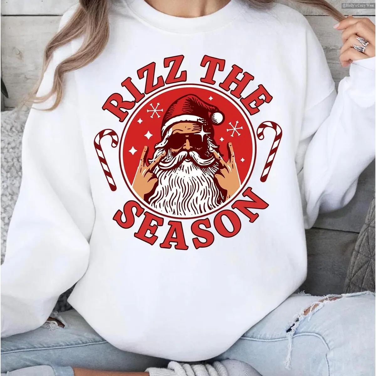 Rizz the Season Shirt, Merry Rizzmas Shirt, W Rizz Christmas shirt, Funny Santa Future is Bright