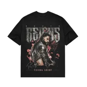 🤼‍♂️🔥 WWE ROMAN REIGNS "TRIBAL CHIEF ACKNOWLEDGE ME" GRAPHIC T-SHIRT – Heavy Cotton Classic Fit Wrestling Tee, Retro WWE Fan Shirt, Unisex Streetwear Top, Tribal Chief Graphic Design, Wrestling Merch Apparel, Gift for Men & Women