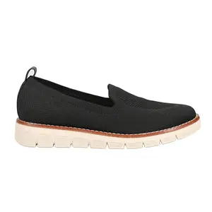 Easy Spirit Womens Valina Slip On Flats Casual - Black