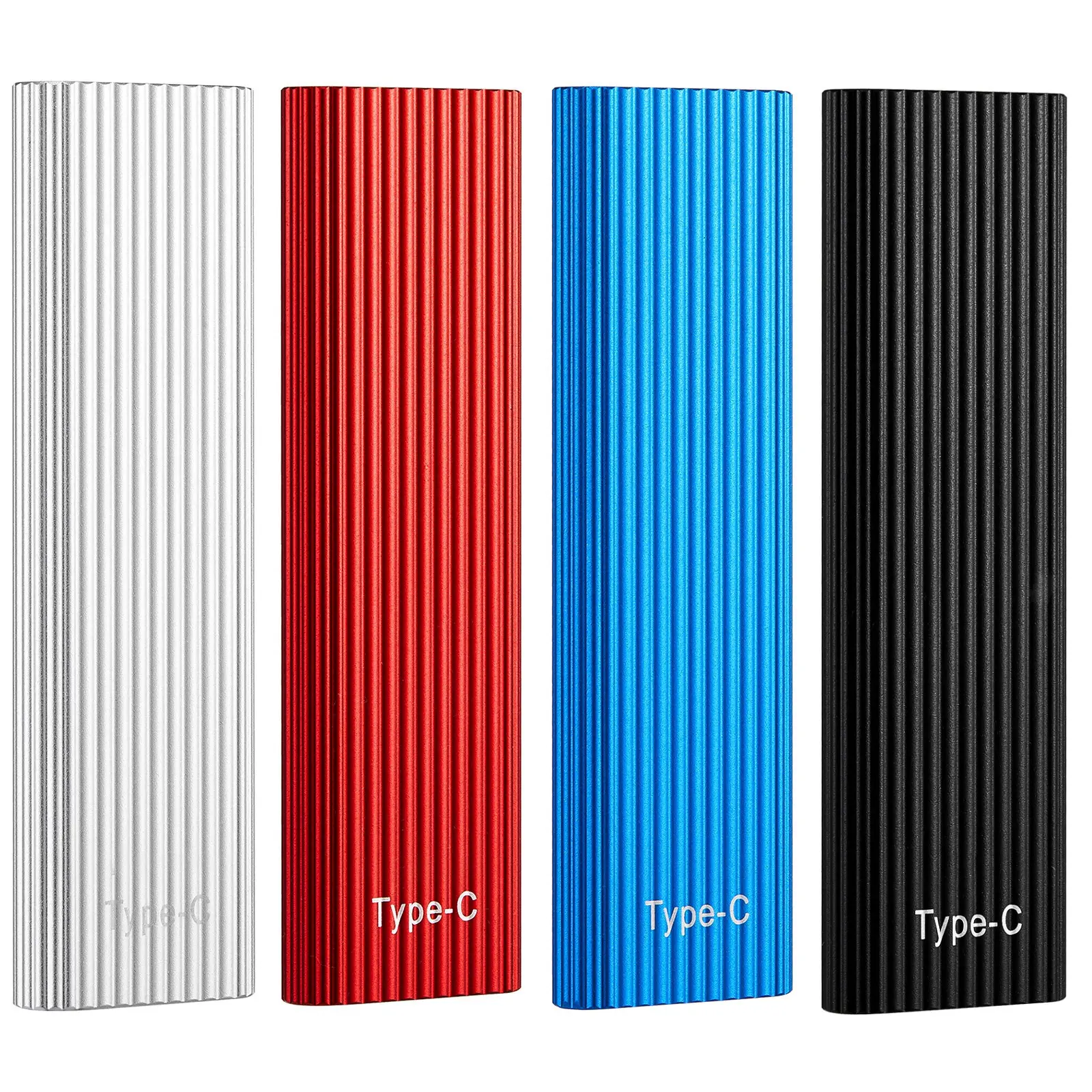 Portable External Solid State Drive (SSD) - 4TB & Above (8TB/10TB/16TB/30TB), Ultra High Speed, Smooth, Fast File Transfer, Anti-Shock, Slim Profile (10.6*3.2*1cm), Universal Plug-N-Play, Ideal for Family Photos & Office Data Storage