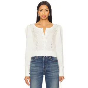 For Love & Lemons London Cardigan in Cream