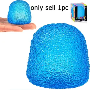 Gumdrop Squeeze Toy, 1 Count Sweet Heart Themed Stress Relief Ball, Non-toxic and Safe Dough Material, Ideal Sensory Toy for Anxiety Relief