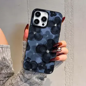Floral Pattern Flower Phone Case, Anti-drop Cellphone Protective Case, Total Protective Shockproof Smartphone Mobile Phone Cover for iPhone, Casing