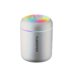 Portable Mini Humidifier – With 7-Color LED Light & 2 Mist Modes, Ultra Quiet, Perfect for Bedroom, Desk, Home, Office & Car Use