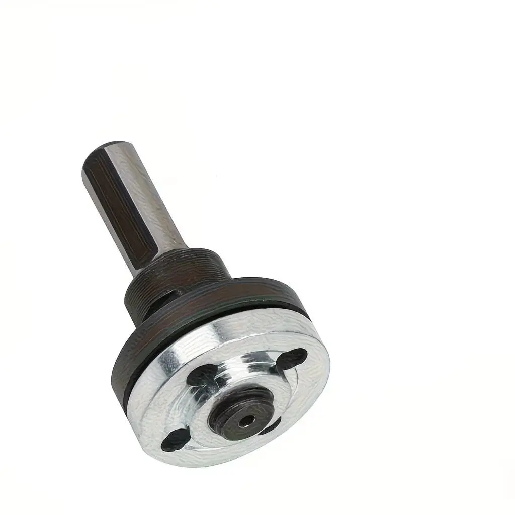 10mm Electric Drill and Angle Grinder Adapter Kit, Medium Density Aluminum Connector Rod, Suitable for Cutting Wheels and Polishing Pads, Metal Processing Tools