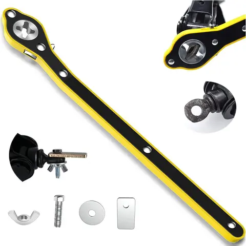 360° effort-saving rotating car jack ratchet wrench for motorcycles, cars, SUVs and other vehicles
