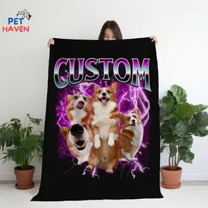 Personalized Blanket For Pet Custom Bootleg Pet Blanket Custom Dog Blanket Custom Cat Blanket Dog Blanketcat Blanketcustom Pet Blanket