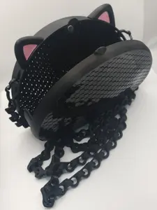 Cute Fully 3D Printed Cat Purse With Magnetic Clasp Mechanism