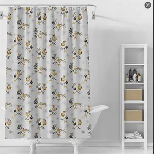 Peva Shower Curtain Liner, Simple Home Decor, Metal Grommets, Weighted Bottom, 12 Plastic Hooks, Good Privacy, Bathroom Divider