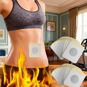 60pcs Navel Stickers Abdominal Shaping Patch, Unisex Sweat Absorbing Non-Woven Fabric, Suitable for Daily Use, All Skin Types