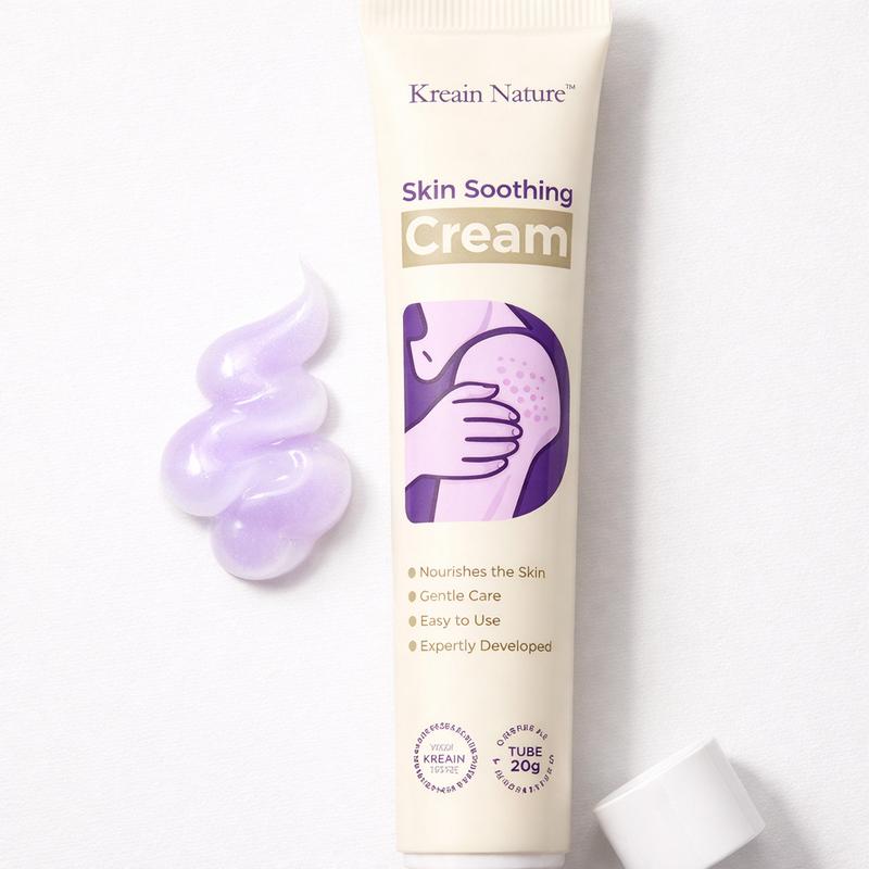 Kreain Nature Skin Soothing Gel Containing Indian Safflower Root Extract and Tea Tree (Mentha) Leaf Extract.