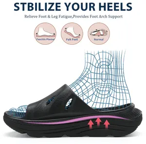 Mens Ultra-Comfy Trendy Street Style Chunky Slippers - Non-Slip, Casual, Durable, Soft EVA Sole, Ergonomic Slides for Mens Footwear - Perfect for Indoor and Outdoor Use