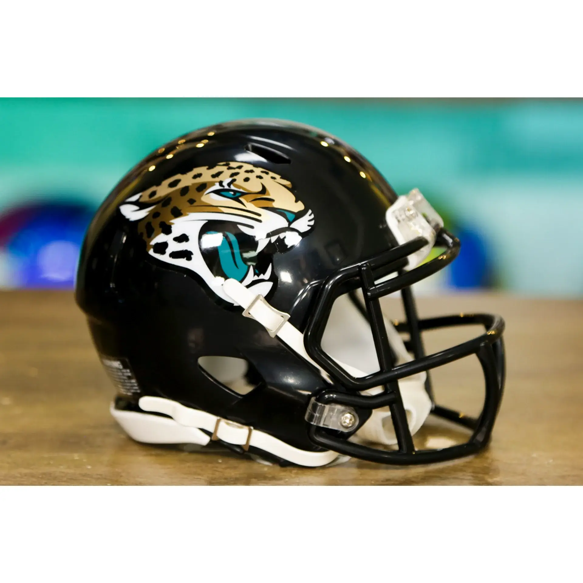 Jacksonville Jaguars Speed Style Football Mini-Helmet - 6-in Half Scale Collectibles, Team Colors, Official Look, Easy to Collect, Perfect Fan Gift, Perfect Gift