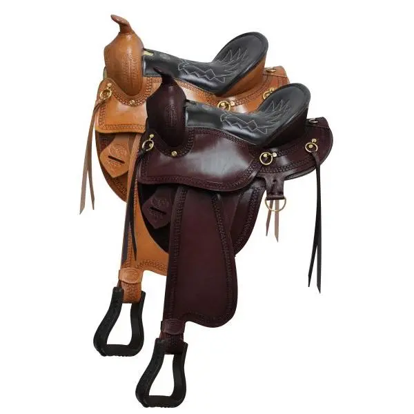 Round Skirt Doubled T Gaited Saddle