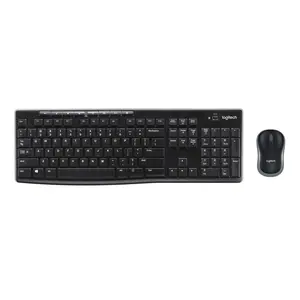 Wireless Keyboard and Mouse Combo for Windows, 2.4 GHz Wireless, Compact Mouse, 8 Multimedia and Shortcut Keys, 2-Year Battery Life, for PC, Laptop
