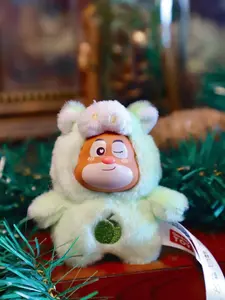 【Buy 2,Get 1 free-no box option】Boonie Bears: Who is My Lucky Horse Series Plush Keychain Blind Box