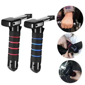 Car Door Handle for Elderly Senior Kit 3-in-1 Car Handle Assist Firm Grip to Multifunction Handle Car Door and Handicapped Help Sit in Back Seat portable car safety hammer