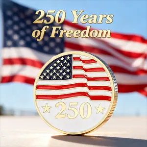 3 Pcs 250th Anniversary Commemrative Coins Metal Badges Party Favors Souvenirs,Collectible Memorabilia Gifts for Celebrations