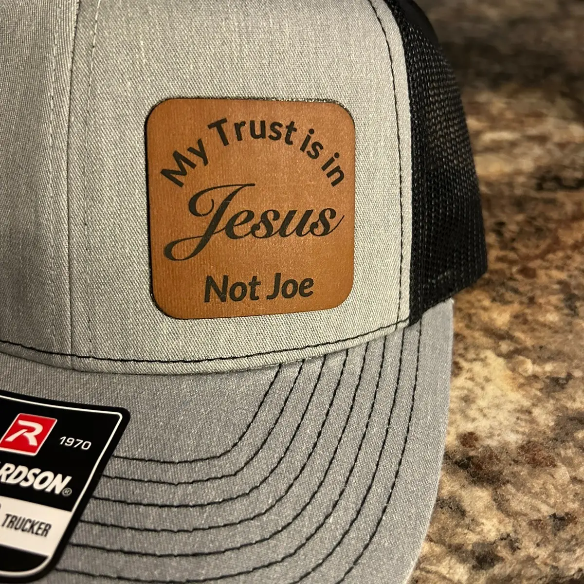 I put my trust in Jesus not Joe Richardson 112 hat Baseball Cap Baseball Cap