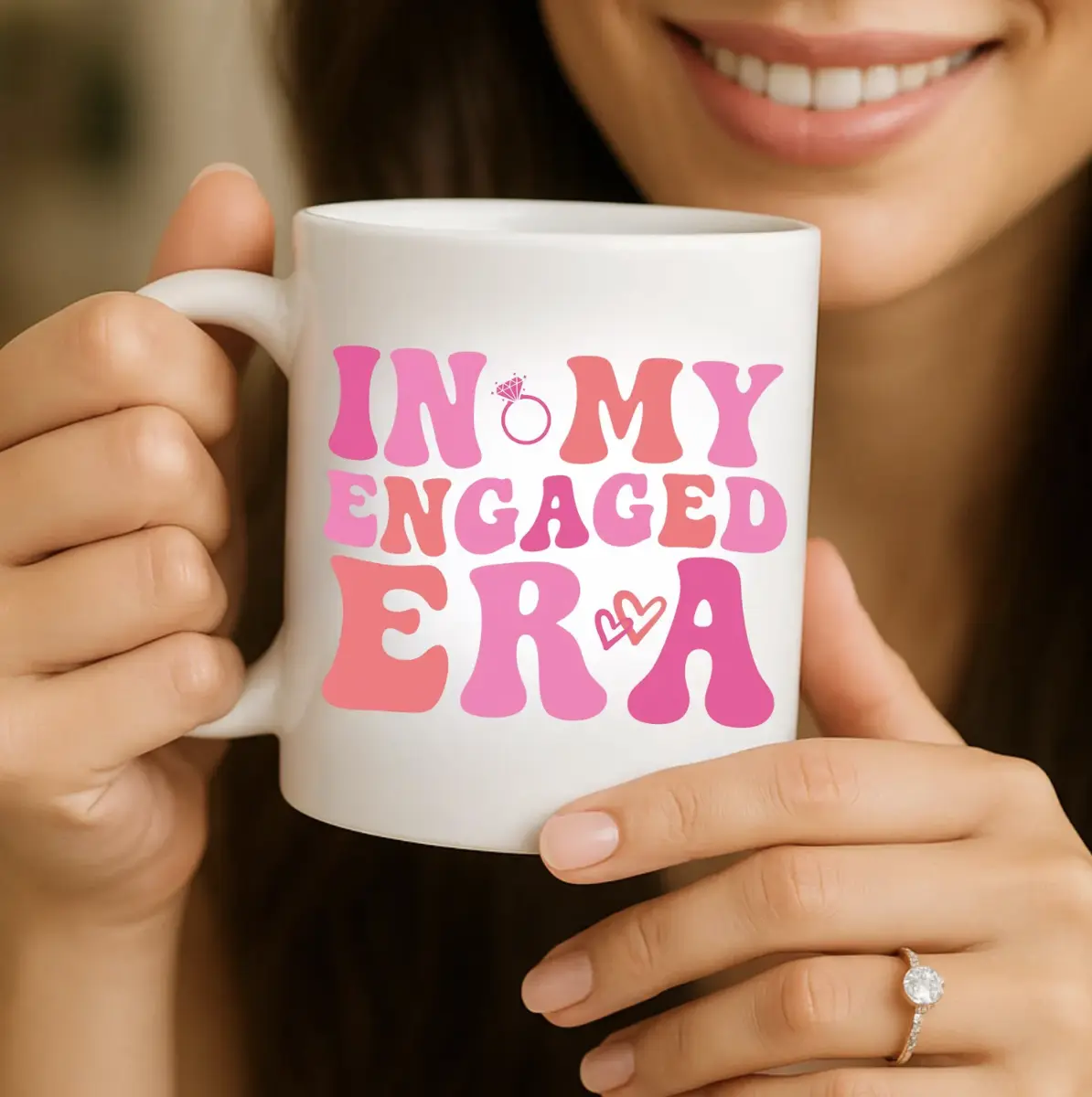 In My Engaged Era Mug – Engagement Gift for Bride-to-Be, Funny Engagement Mug, Fiance Mug , Future Mrs Mug