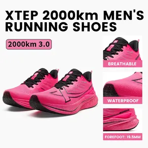 XTEP 2000km 3.0/5.0/5.0 Pro Men's Pro Running Shoes | Breathable Training Sneakers for Jogging & Marathon, ACE Midsole Comfort