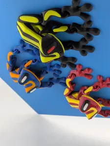 🐸🧲 Magnetic Flexi-Frog | 6-Point Grip Articulated Fidget | New "Venom" Colors! 🐍🟡