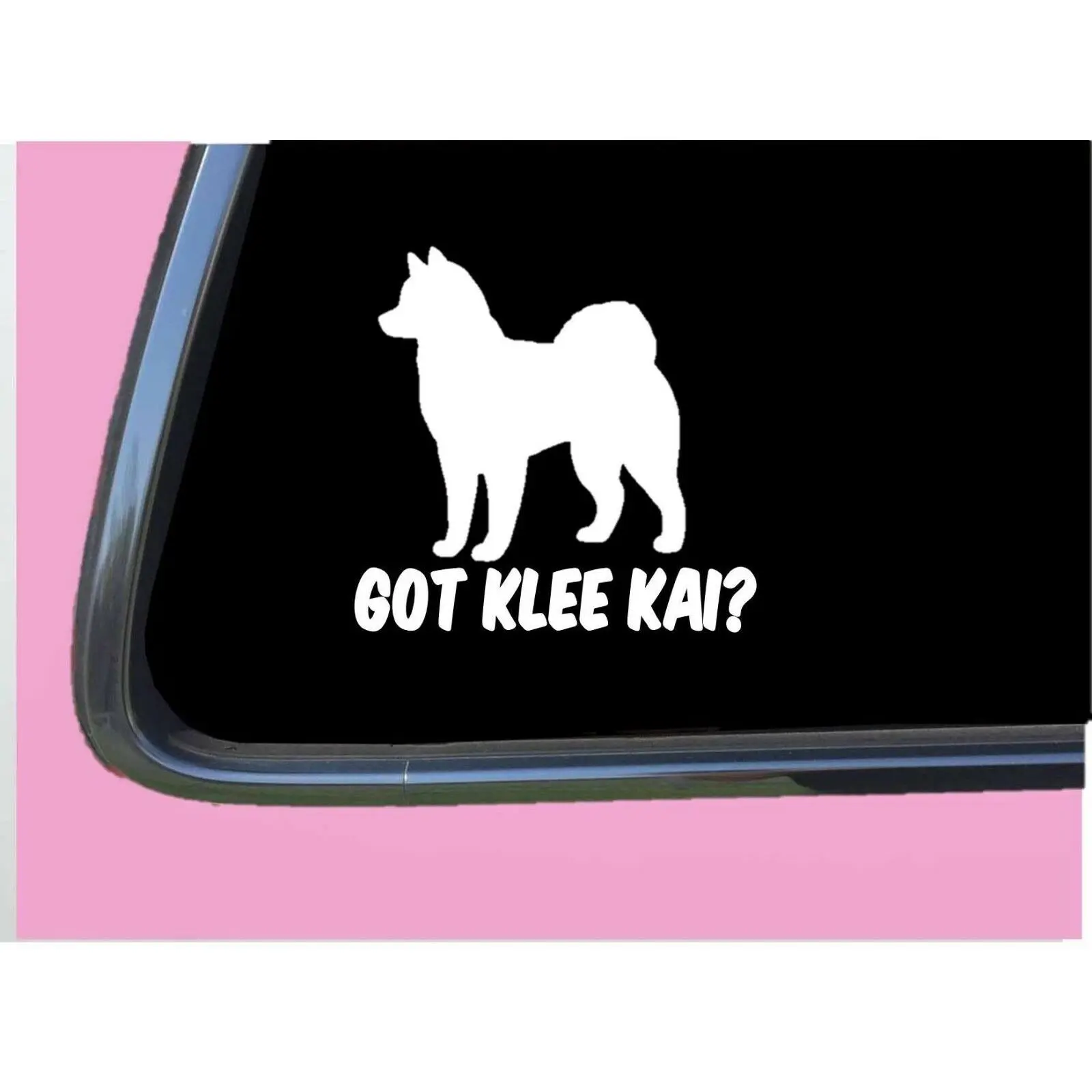 Got Klee Kai TP 567 vinyl 6" Decal Sticker dog breed alaskan husky kennel tshirt