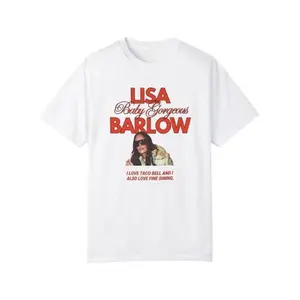 Lisa Barlow Baby Gorgeous Printed Shirt - Bravo Real Housewives Rhoslc Tshirt Classic Cotton Menswear Top
