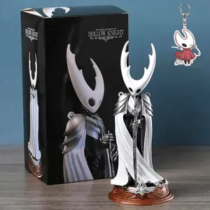 (Place an order and get a Hollow Knight: Silksong Hornet keychain as a gift. )Hollow Knight Pure Vessel & Pale Prince Collectible Figure – Premium Statue Toy, Perfect for Fans & Gamers kpop demon hunter theme doll Decorative Fidget Figurine Collectors