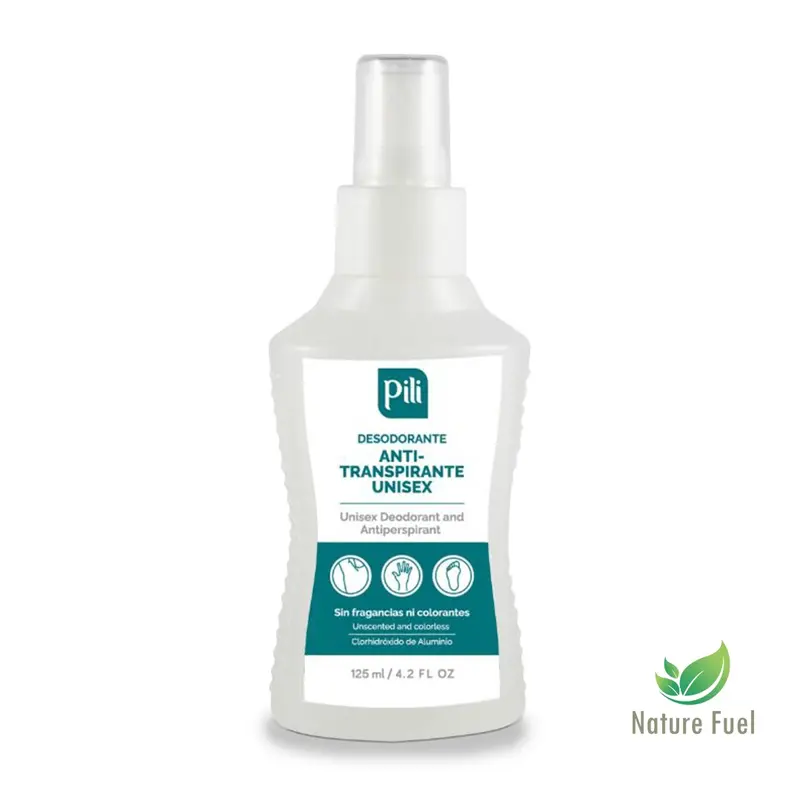 Pili Antiperspirant Deodorant for Underarms, Hands, and Feet Long-Lasting Sweat Control Unisex Body Care Fragrances