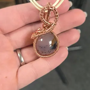 Montana Agate Fidget Pendant