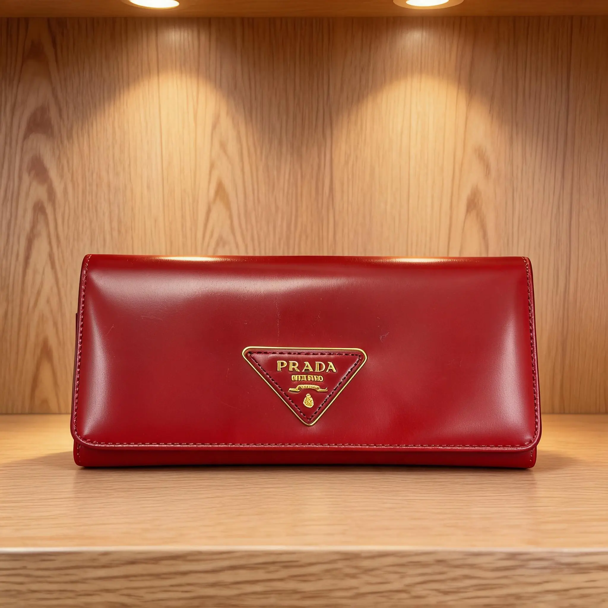 Pre-owned PRADA Patent Shoulder Bag C0721854518