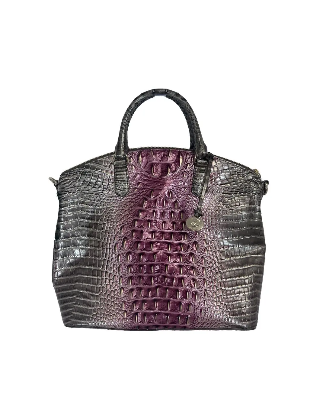 BRAHMIN Pink Ombre Large Duxbury Leather Purse
