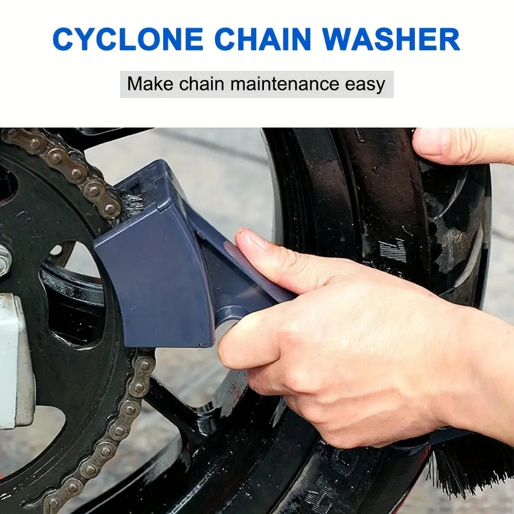 Motorcycle Chain Brush Cleaning Tool, Bicycle Chainring Cleaning Brush, Motorcycle Oil-Sealed Chain Brush, Chain Cleaning Brush, Motorcycle Chain Cleaning Brush, Chain Wire Brush, Cycling Equipment, Bikes, Components & Parts