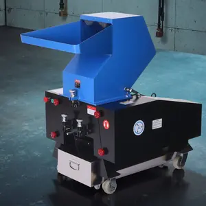 VEVOR Plastic Shredder Crusher, 7.5HP/5.5KW Plastic Grinder Granulator, 200-300kg/h Capacity Pulverizer Recycling Machine with Wheels, SDK-11 Blade 8mm Mesh for PVC PTFE (220V 60Hz 3-Phase)