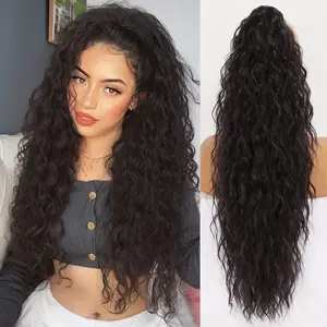 Isaic_hair 30 inch Claw ponytail,  refreshing hairstyle synthetic ponytail wig for beginner ladies for quick daily wear, instant hairstyle change