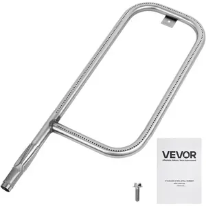 VEVOR Grill Burner Tube for Weber Q3200, Q300 (2013 earlier), Q320, Q3000 (2014 newer), 23.75 inch 304 Stainless Steel Tube Burner for Weber 404341, 57060001, 586002, Replacement Part 60036, 80385VEVOR Super Brand Day