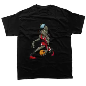 MJ ( THE FLU GAME)-Black T-shirt